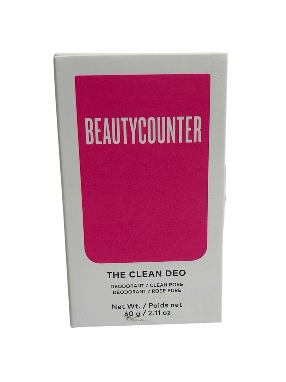 NIB Beautycounter The Clean Deo Deodorant - Clean Rose (Pink)